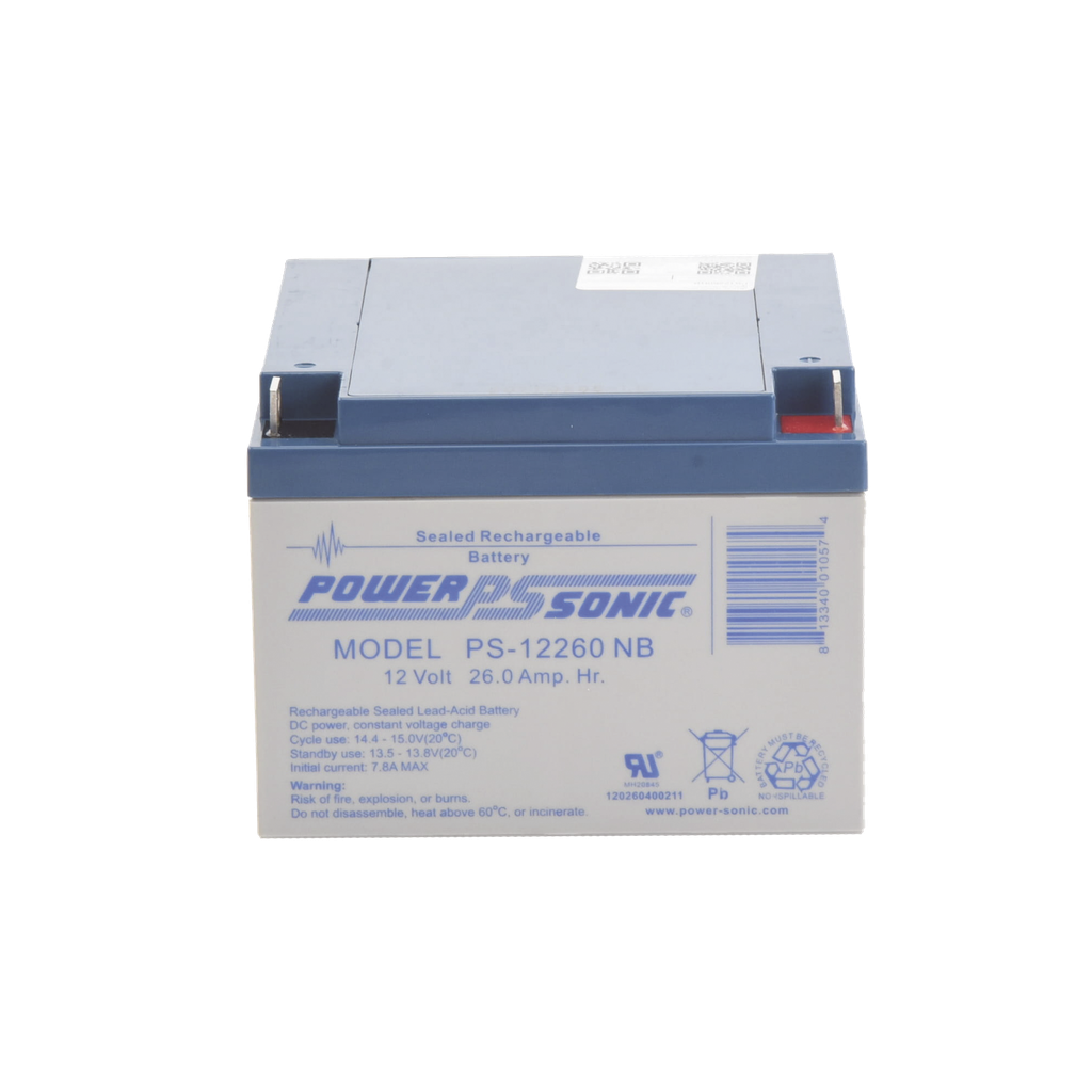 Bateria 12V, 26AH, Para Respaldo, Tecnologias AGM/VRLA, 5 Años Vida Ãštil, Terminales NB, Reconocida UL