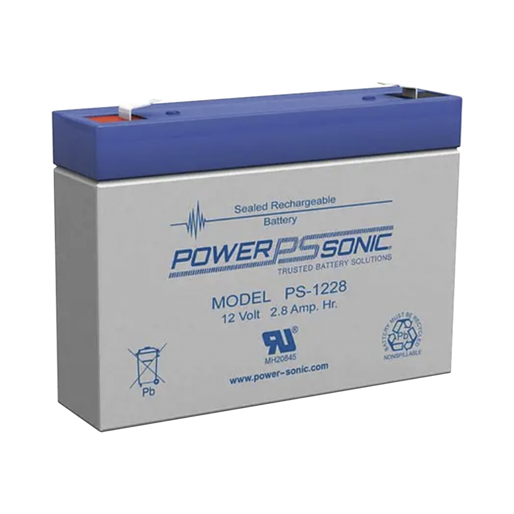 Bateria 12V, 2.8AH, Para Respaldo, Tecnologias AGM/VRLA, 5 AÒos Vida √ötil, Terminales F1, Reconocida UL