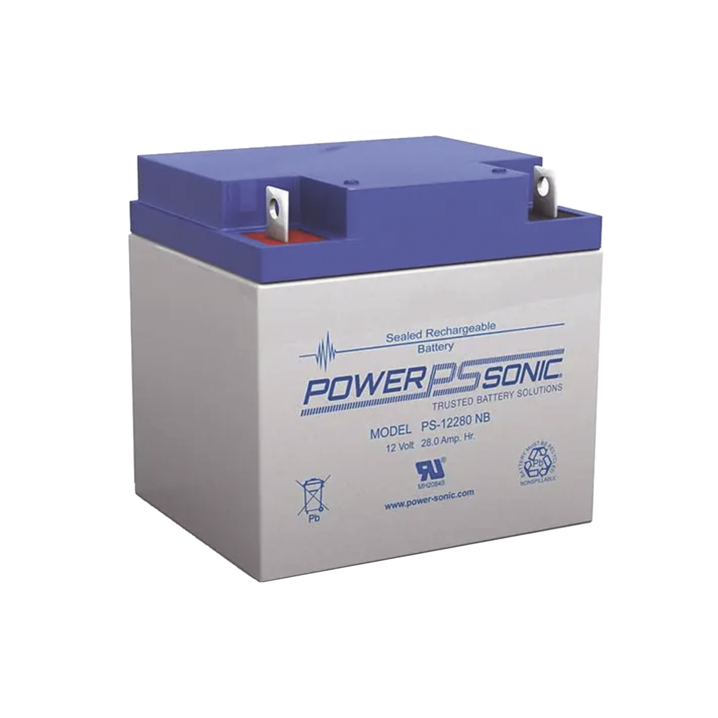 Bateria 12V, 28AH, Para Respaldo, Tecnologias AGM/VRLA, 5 AÒos Vida √ötil, Terminales NB, Reconocida UL