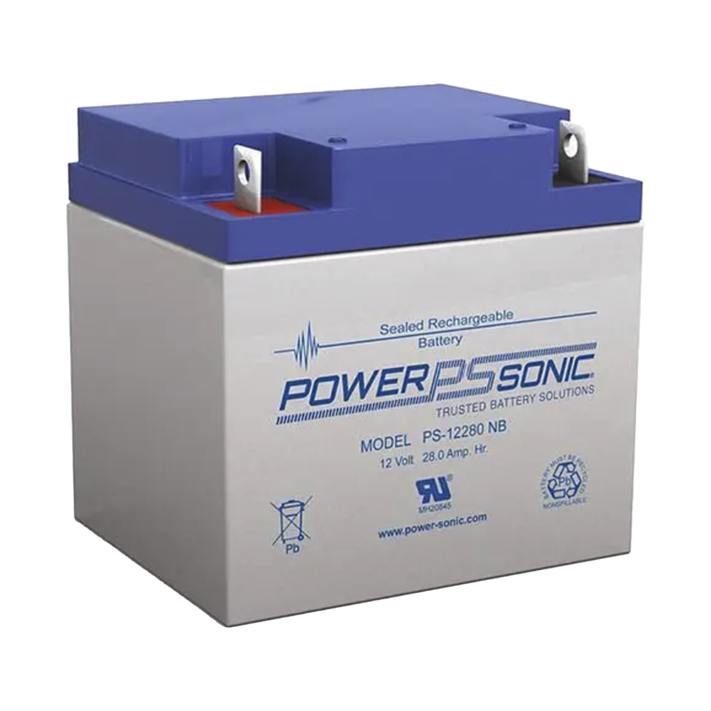 [PS-12280-NB2] Bateria 12V, 28AH, Para Respaldo, Tecnologias AGM/VRLA, 5 AÒos Vida √ötil, Terminales NB2, Reconocida UL