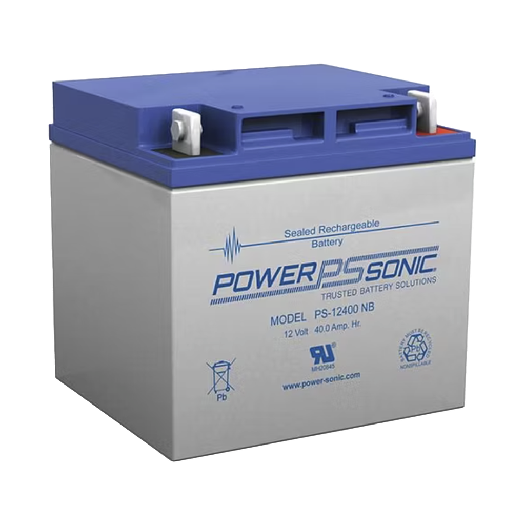 Bateria 12V, 40AH, Para Respaldo, Tecnologias AGM/VRLA, 5 AÒos Vida √ötil, Terminales NB4, Reconocida UL