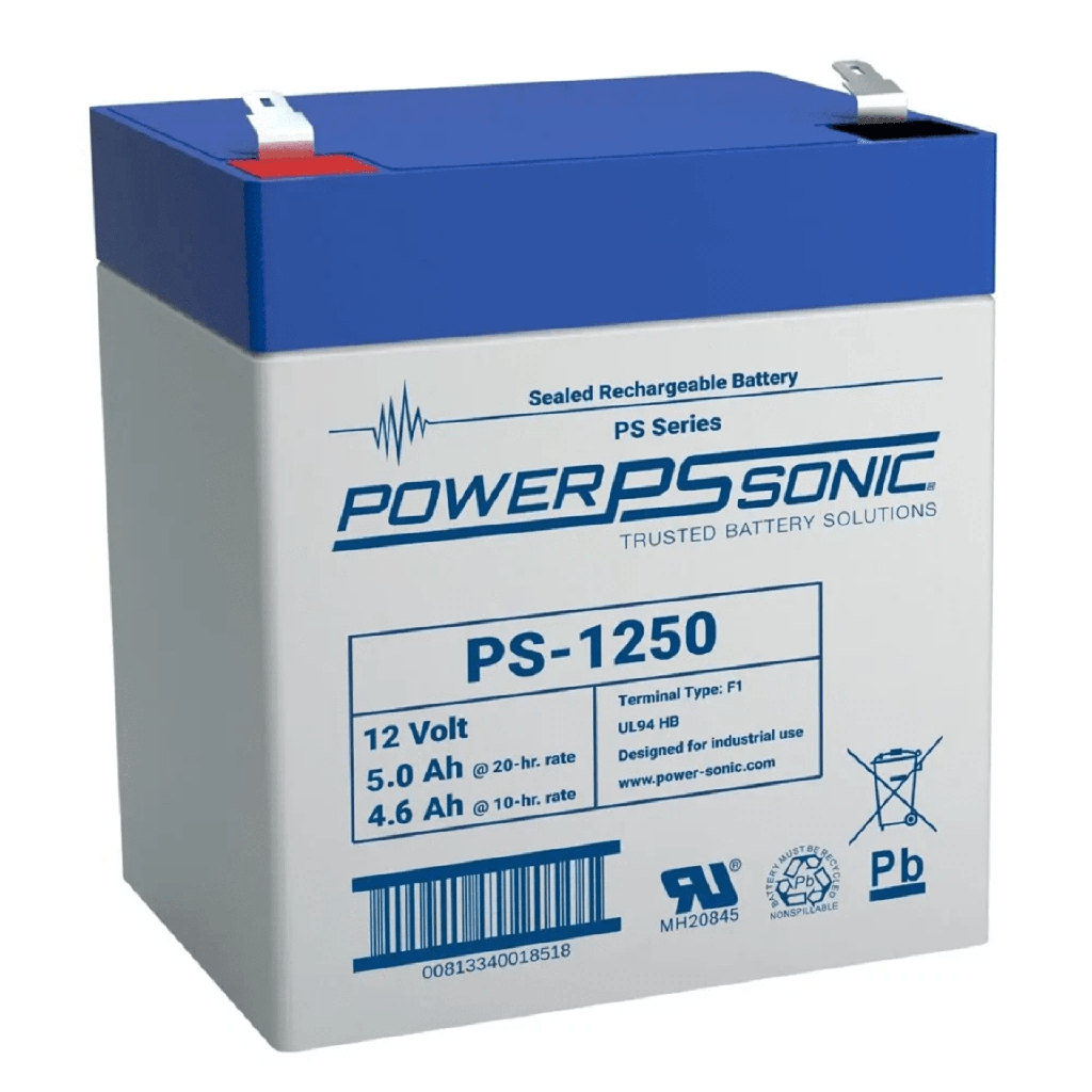 Bateria 12V, 5.0AH, Para Respaldo, Tecnologias AGM/VRLA, 5 AÒos Vida √ötil, Terminales F1, Reconocida UL