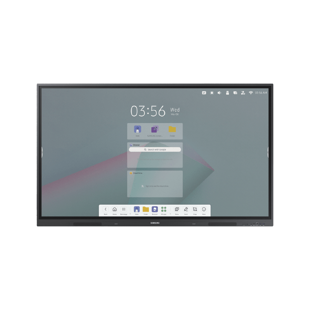 Pantalla tactil interactiva 75" Android 14 certificado con EDLA  / Touch tipo IR / UHD / 400 nits / HDMI / USB / WIFI / RJ45 / Compatible con montajes VESA 800 x 400