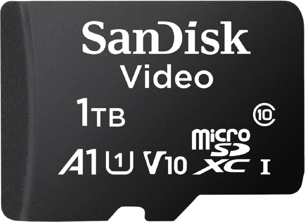 Memoria microSD SanDisk 1TB (1024GB) / Alta Resistencia / Videovigilancia / Clase 10