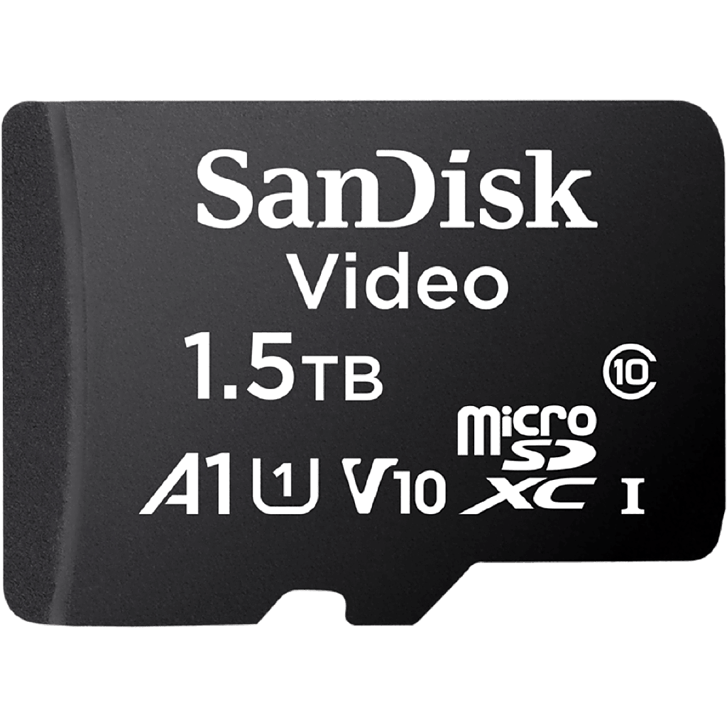 Memoria microSD SanDisk 1.5TB (1500 GB) / Alta Resistencia / Videovigilancia / Clase 10