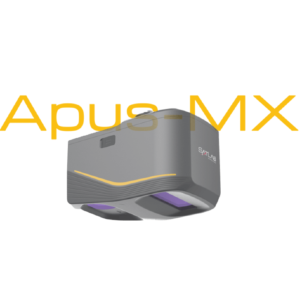 Sistema LiDAR Apus-MX para UAV / Escaner Laser 1200 m Alcance / 550.000 Puntos por Segundo / Hasta 8 Retornos / Camara RGB 45 MP / IMU Avanzada / Precision 5 cm @300 m / Compatibilidad DJI M350-M400