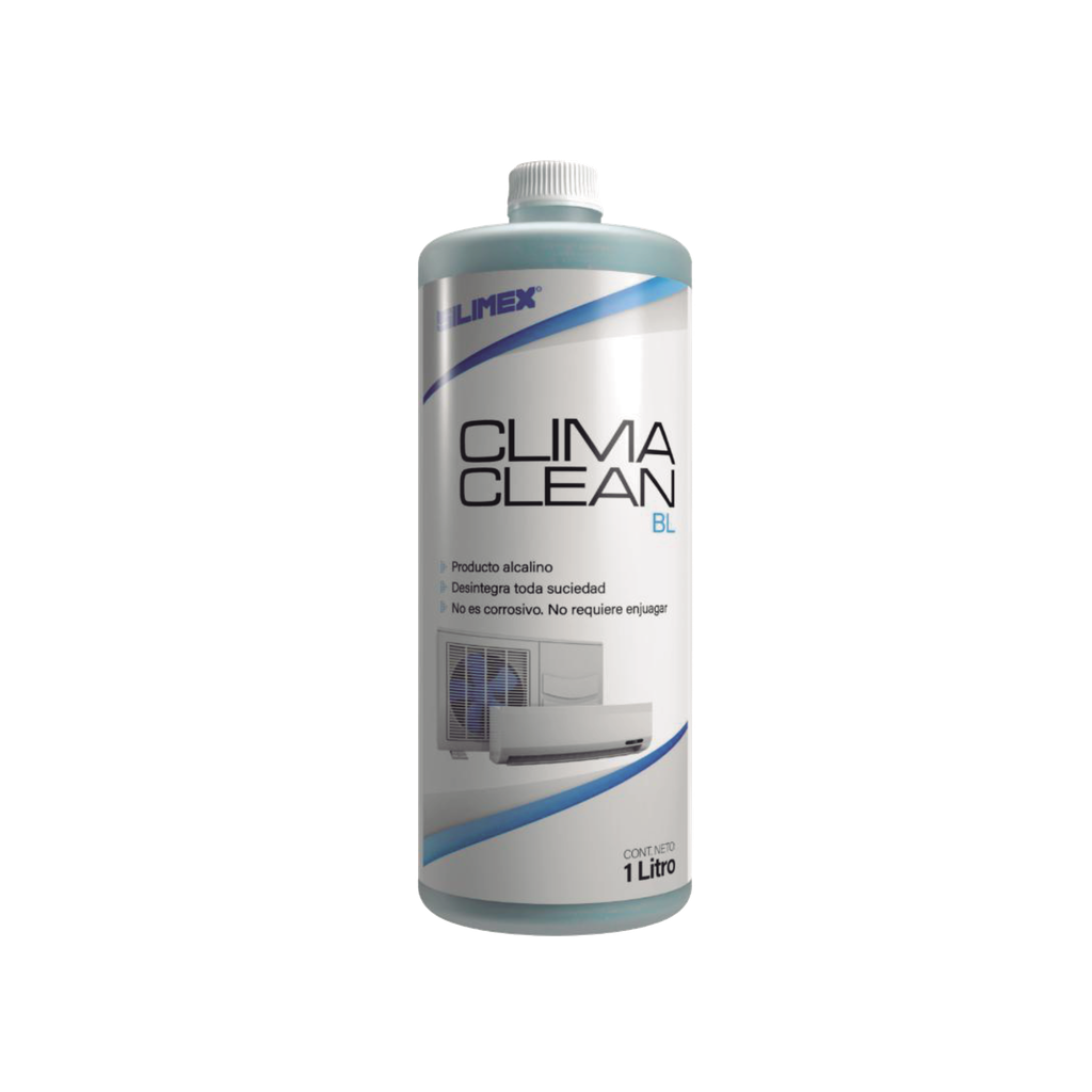 CLIMA CLEAN BL Limpiador a Base ¡cida que Garantiza una Limpieza Profunda y Profesional en Serpentines de Minisplits, Mejorando su Eficiencia y Prolongando su Vida ⁄til