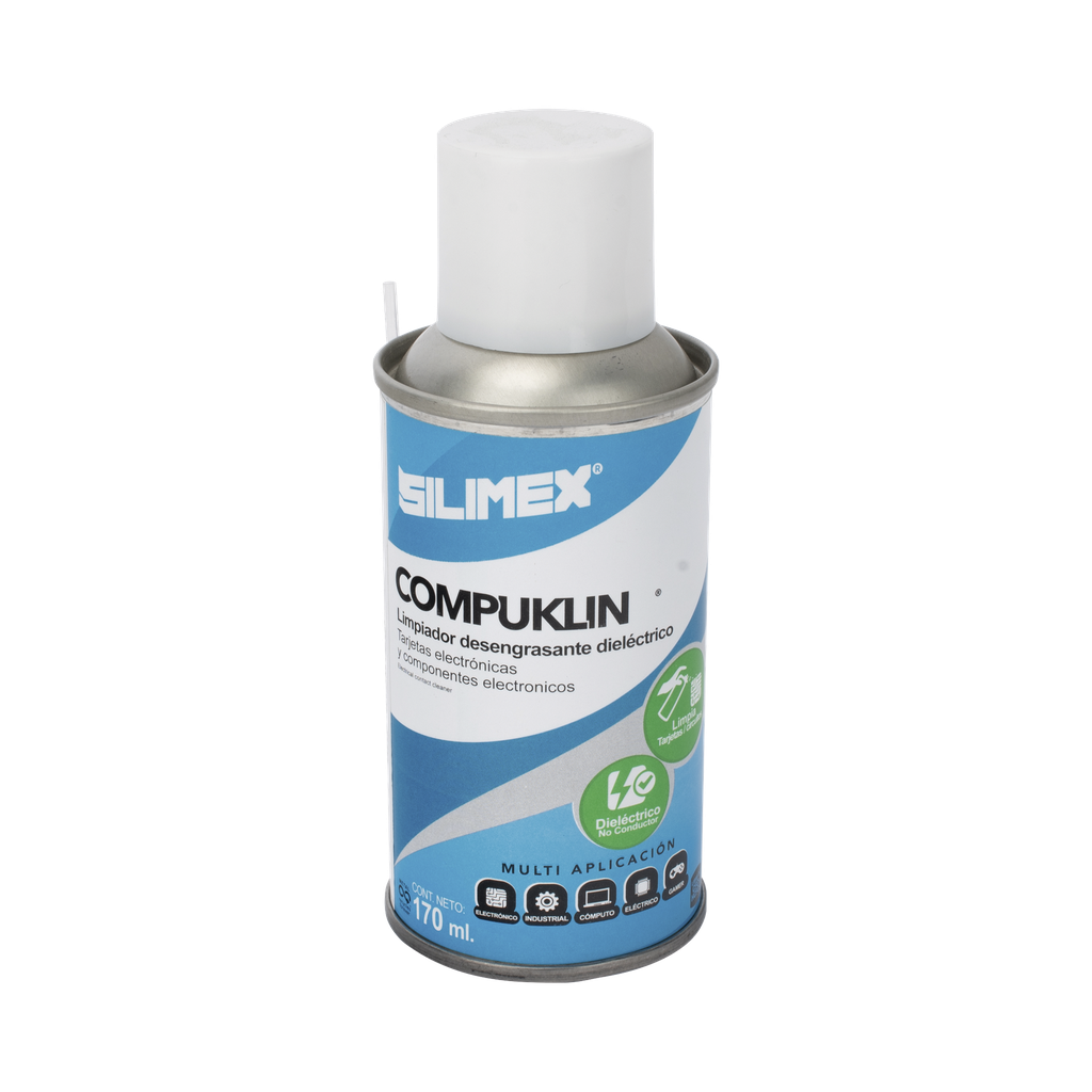 [COMPUKLIN-170] Limpiador desengrasante en aerosol dielectrico SILIMEX COMPUKLIN-170