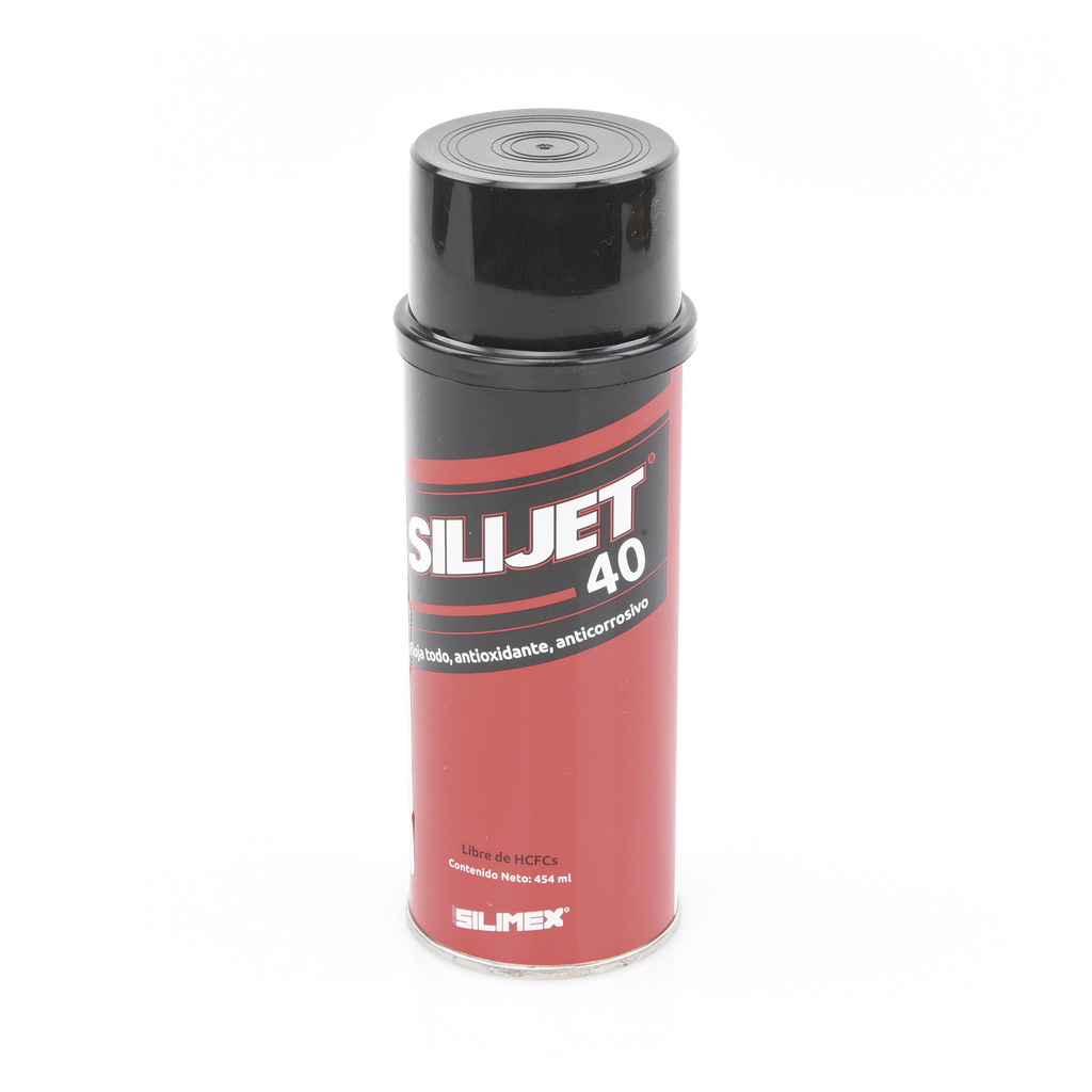[SILIJET-40] Antioxidante en aerosol,  ofrece gran resistencia a los efectos del intemperismo en climas humedos y salinos 454 ml.