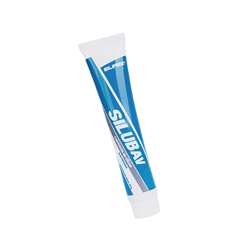 [SILUB-AV] Lubricante de silicón dieléctrico de alta viscosidad , soporte de -10 hasta 80ÂºC, para mecanismos de alta fricción, tubo 28 grs - SILIMEX SILUB-AV