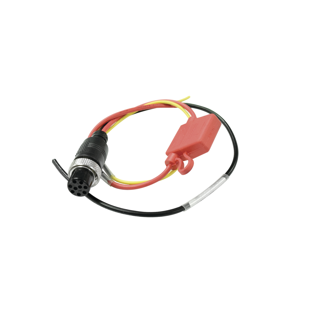 Cable de alimentacion para XMR Series DVRs Moviles.