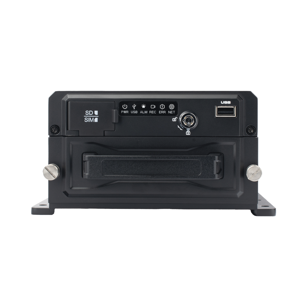 DVR Móvil / Multiplataforma / 4 Canales AHD 2 Megapixel + 4 canales IP / Almacenamiento en HDD / H.265 / Soporta 4G / WiFi / GPS - STREAMAX XMRX3NPRO