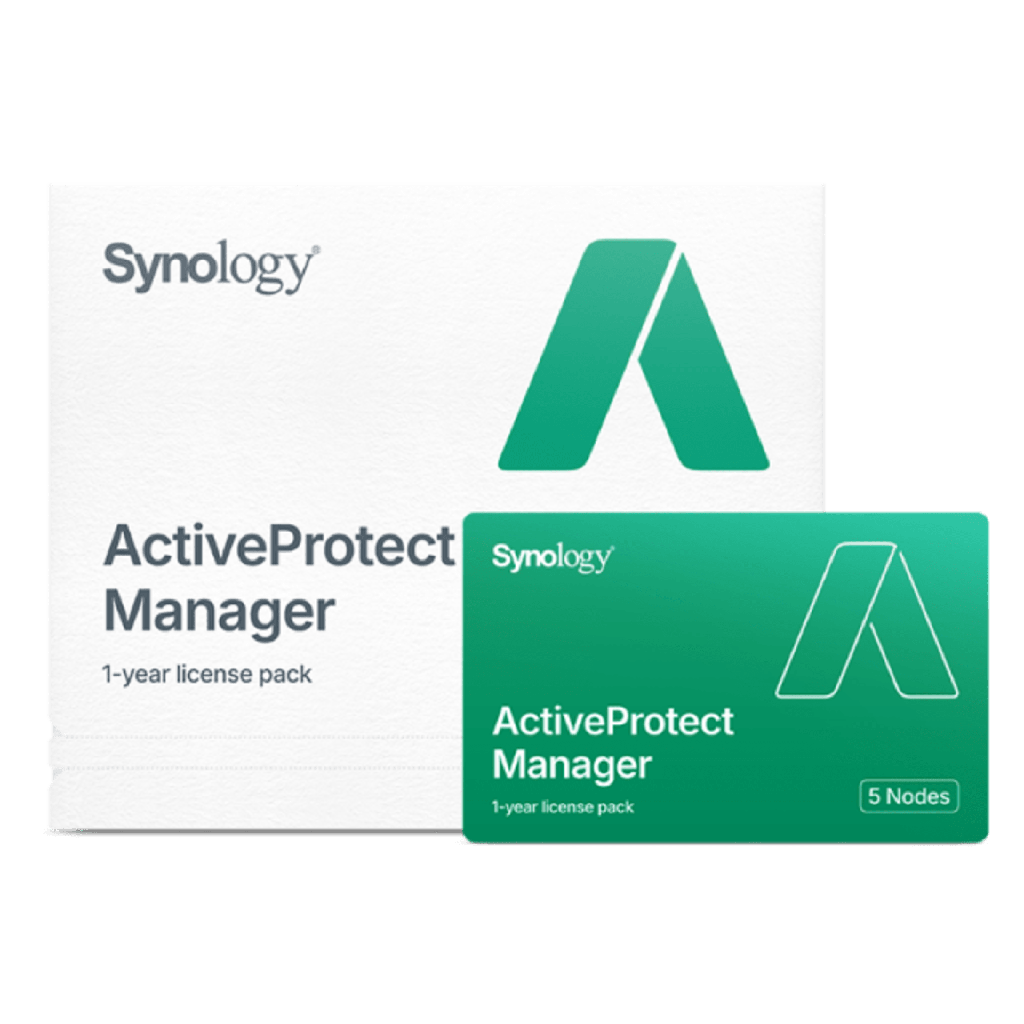 Paquete de Licencias ActiveProtect Manager | Gestion Centralizada de Copias de Seguridad | Hasta 3 Servidores Incluidos | Licencia Basada en Terminos | Renovacion Anual | Compatible con Synology Active Backup for Business.