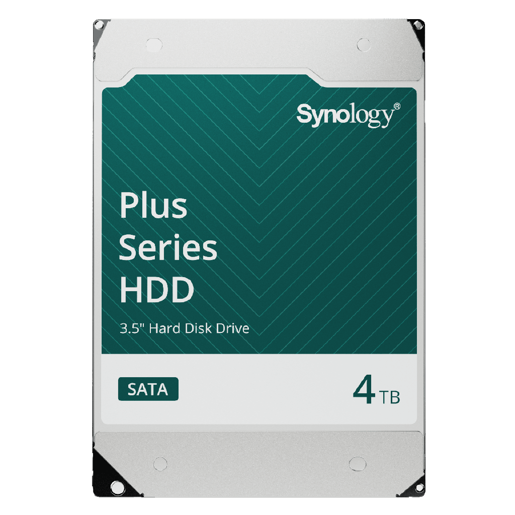 Disco Duro SATA de 3.5" Serie Plus | Capacidad 4TB | Interfaz SATA 6 GB/s | Velocidad de Rotación 5400 rpm | Caché 256 MB | MTBF 1.2 Millón de Horas | Carga de Trabajo 180 TB/año. - SYNOLOGY HAT3300-4T