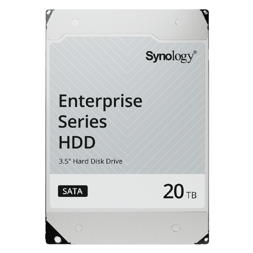 Disco Duro SATA de 3,5" Serie Enterprise HAT5300 | Capacidad 20 TB | 7200 RPM | Caché de 512 MB | MTBF 2.5 Millones de Horas | Carga de Trabajo 550 TB al Año | Garantía de 3 Años. - SYNOLOGY HAT5310-20T