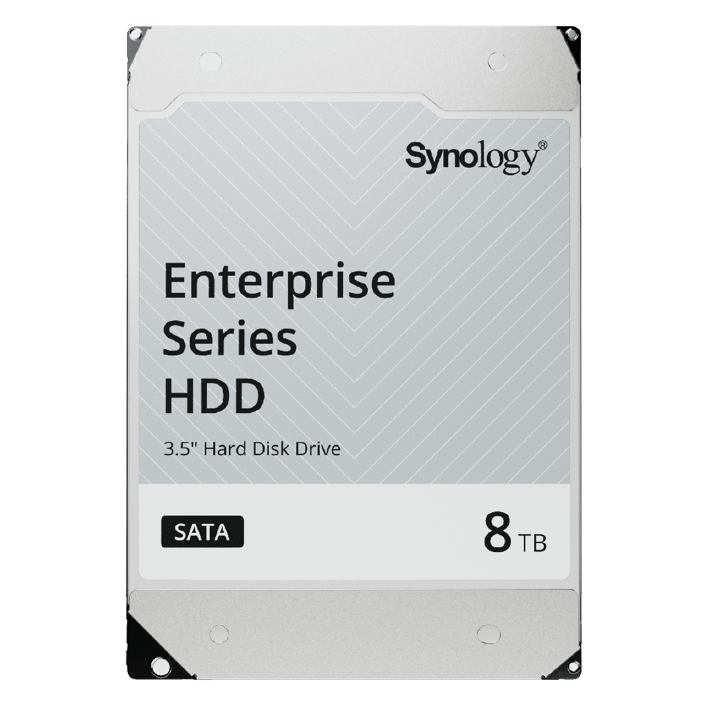 Disco Duro SATA de 3,5" Serie Enterprise HAT5300 / Capacidad 8TB / 7200 RPM / Caché de 512 MB / MTBF 2.5 Millones de Horas / Carga de Trabajo 550 TB/Año / Tecnología CMR / Garantía de 5 Años - SYNOLOGY HAT53208T