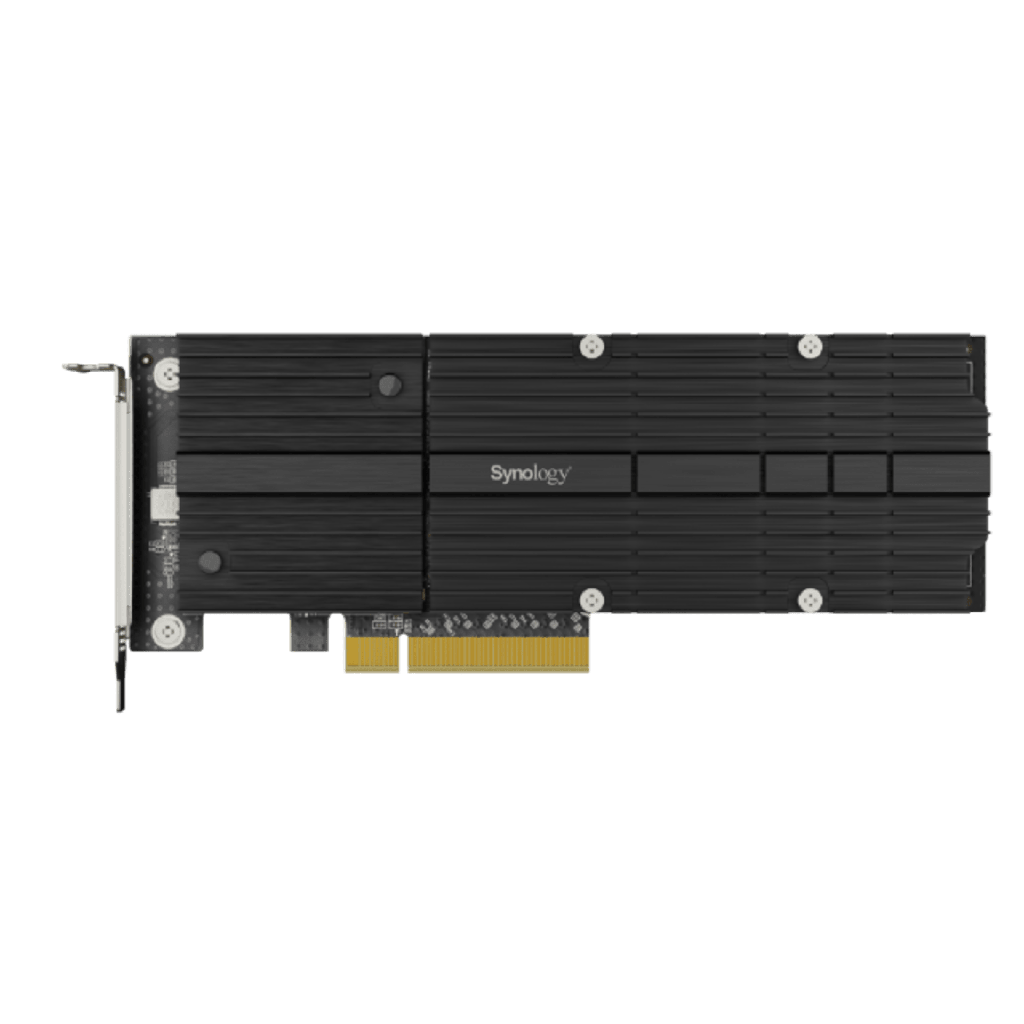 Adaptador SSD M.2 | PCIe 3.0 x8 | NVMe | Compatible con M.2 22110 y 2280 | 2 Ranuras M-Key | Perfil Bajo y Altura Completa | Garantía de 5 Años. - SYNOLOGY M2D20