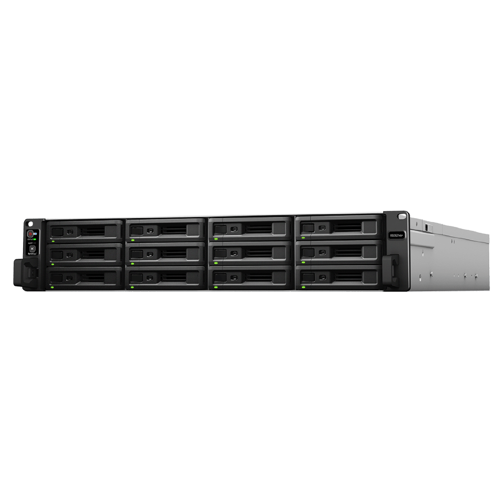 RackStation RS3621xs+ | 12 Bahias | Procesador Intel Xeon D-1541 8 Nucleos | 8 GB DDR4 ECC | Dual 10GbE | Alimentacion Redundante | Escalable a 36 Bahias | Garantia 3 AÒos.