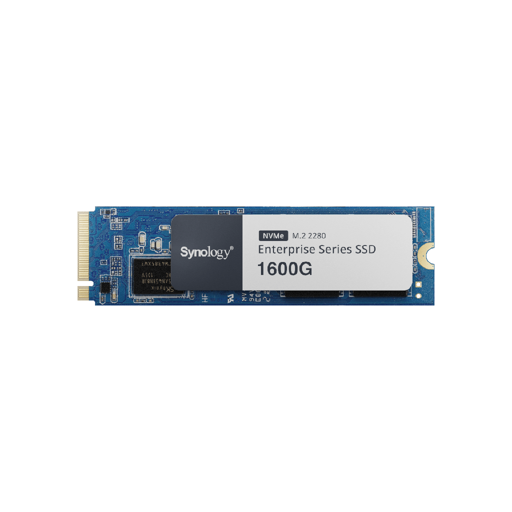 SSD NVMe M.2 Serie Enterprise | SSD 1600GB | Alto Rendimiento 660.000 IOPS Lectura | 120.000 IOPS Escritura | Hasta 2900 TBW | Proteccion de Datos Integral | Compatibilidad con Synology DSM.