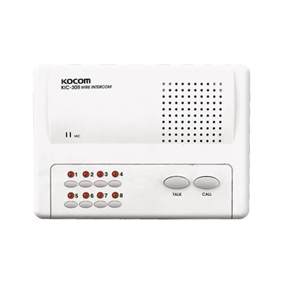 Sistema de intercomunicador manos libres para 8 extensiónes - SYSCOM KIC-308