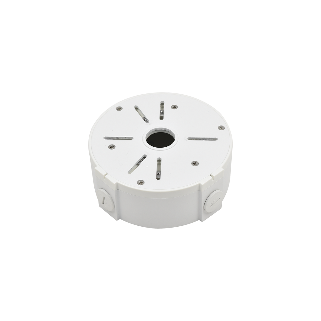 Caja de Conexiones Universal / Uso en Interior / Fabricada en Metal / Color Blanco / Uso en Bala - Domo - Turret - SYSCOM VIDEO XGA130