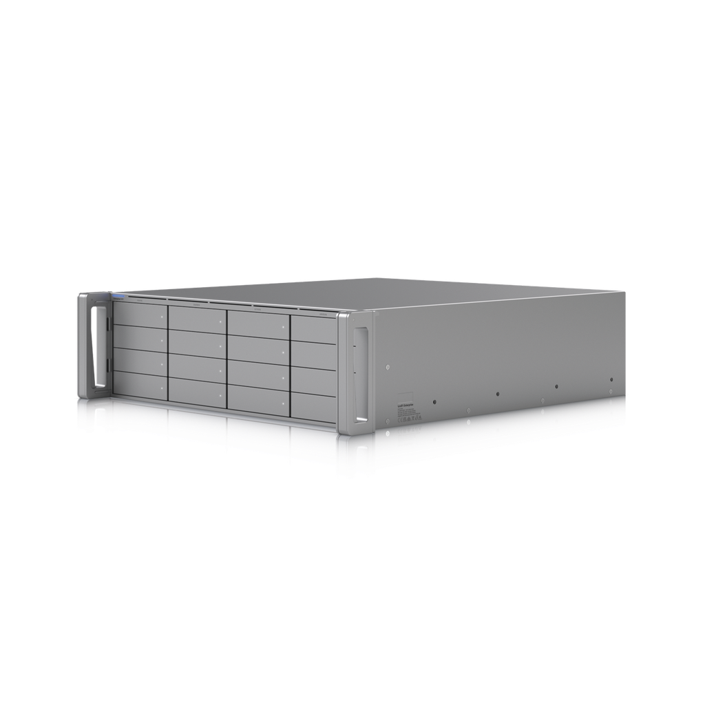 ENVR UniFi Enterprise con Soporte para hasta 210 Camaras HD, 140 Camaras 2K o 70 Camaras 4K, con UniFi Protect & Access, 1 Puerto RJ45 10G, 2 Puertos SFP+ 10G y 16 Bahias para Discos Duros