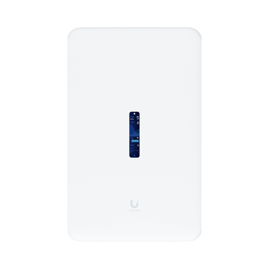 Dream Wall Cloud Gateway 10G Diseñado para Montaje en Pared con WiFi 6 Integrado, Switch PoE de Alta Potencia y Compatibilidad Total con Aplicaciones UniFi - UBIQUITI UDW