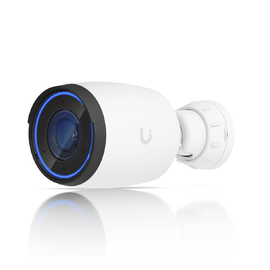 Cámara PoE 4K Interior/Exterior / Zoom Í“ptico 3x / Visión Nocturna IR Largo Alcance / Detección IA Avanzada / Audio Bidireccional / Resistente a la Intemperie IP65 - UBIQUITI UVC-AI-PRO-WHITE