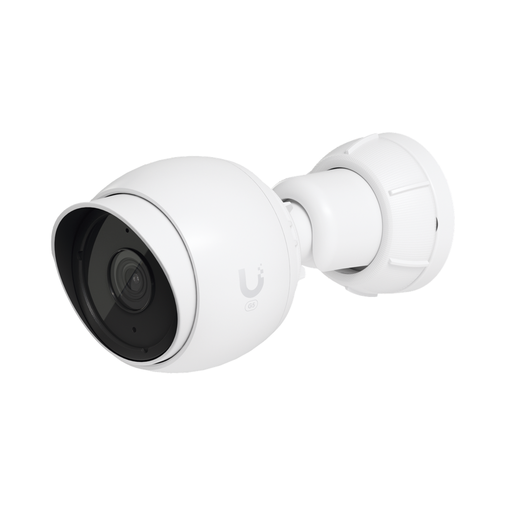 Cámara IP UniFi G5 Bullet 2k (4MPX), 30 FPS, para interior/exterior IP55 resistencia IK04 / micrófono / visión nocturna IR hasta 9 mts / detecciones inteligentes - UBIQUITI UVC-G5-BULLET