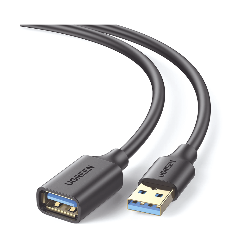 Cable Extensor USB 3.0 / 1 Metro / Macho-Hembra / 5 Gbps / Ultra Durabilidad / Núcleo de cobre estañado 28/22 AWG / Blindaje interior múltiple / Ideal para teclado, mouse , etc. - UGREEN 10368