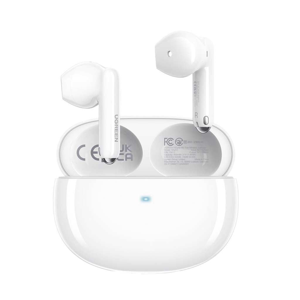 Auriculares inalambricos con cancelacion activa de ruido UGREEN HiTune T3 (blanco)
