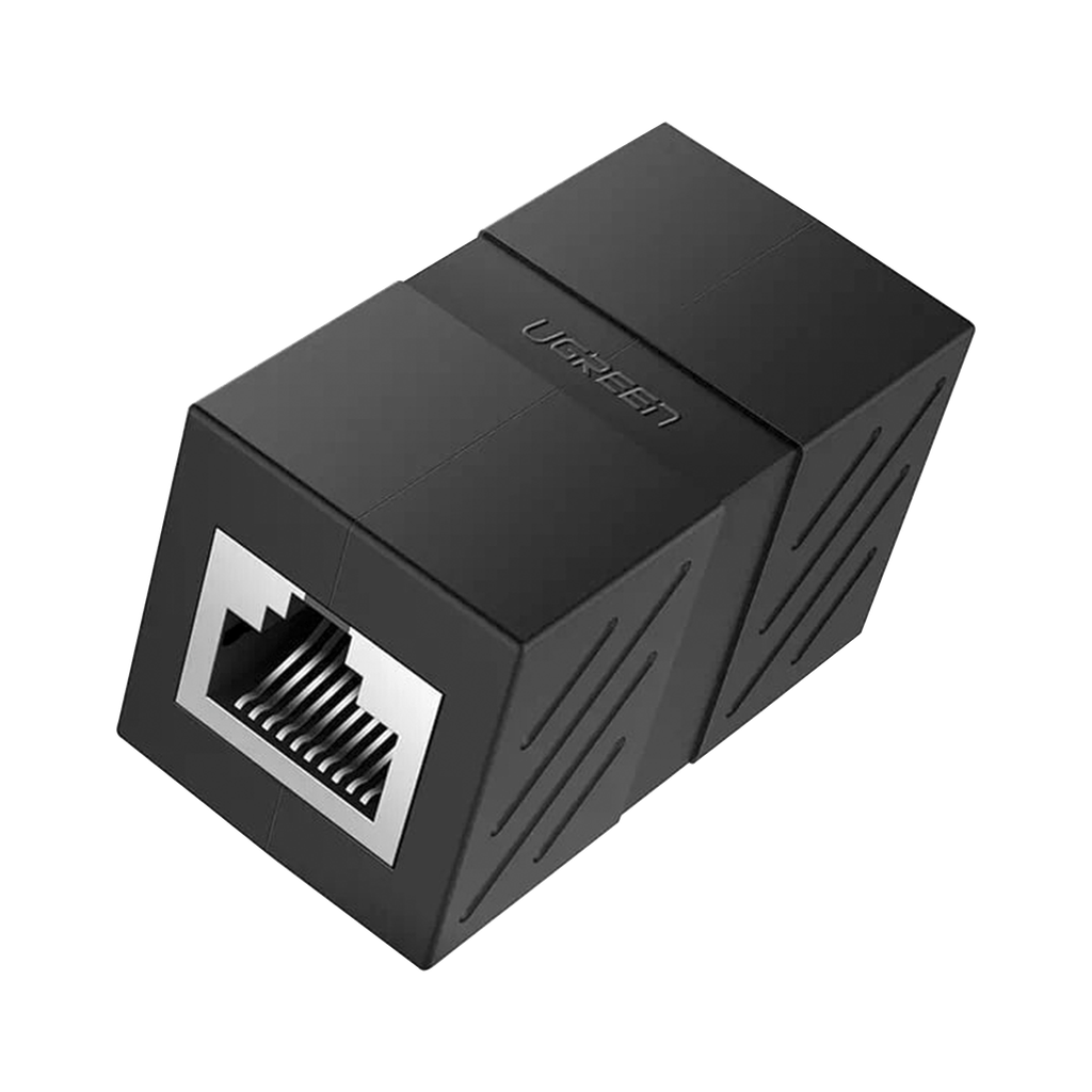 [20390] Acoplador (Extensor de Cable Ethernet RJ45 a RJ45) | 1000Mbps | Compatibilidad con Cat7 Cat6A Cat6 Cat5e | Compatible con POE | Ignífugo | ABS - UGREEN 20390