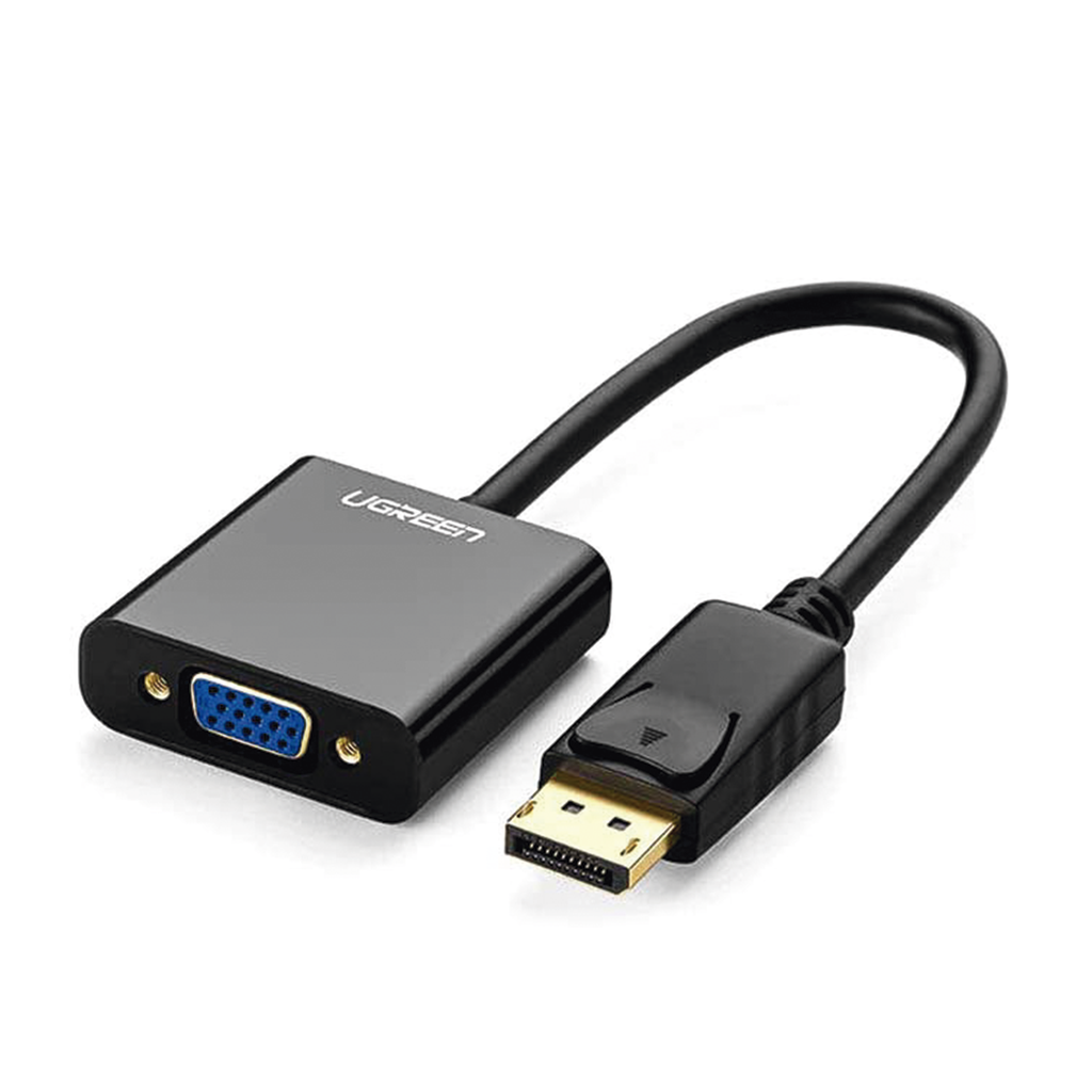 Convertidor DP Macho a VGA Hembra (Negro). - UGREEN 20415