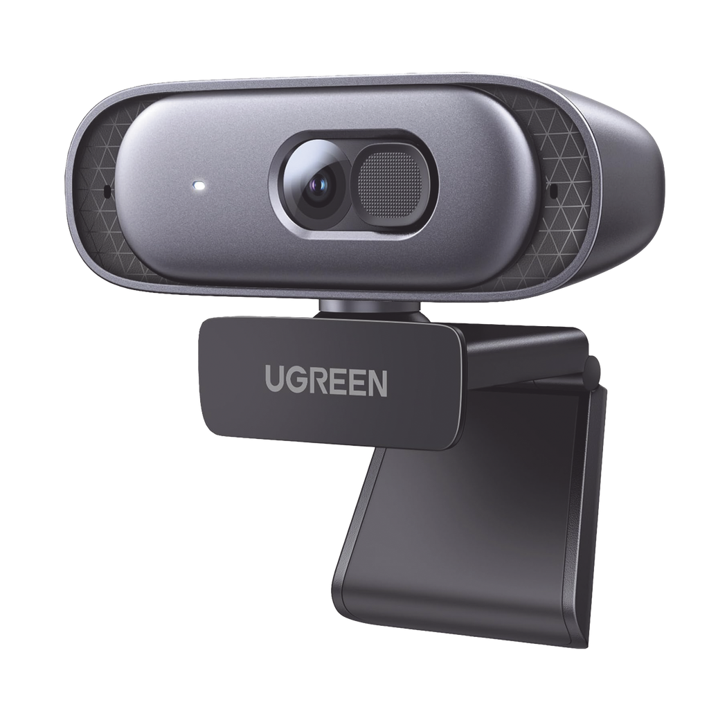 Cámara Web 2K con Micrófono Integrado | Cancelación de Ruido | Corrección de Luz Automática | Vista Amplia de 91° | Rotación Flexible de 360° | Cubierta de privacidad | Incluye Cable USB de 2M. - UGREEN 35626