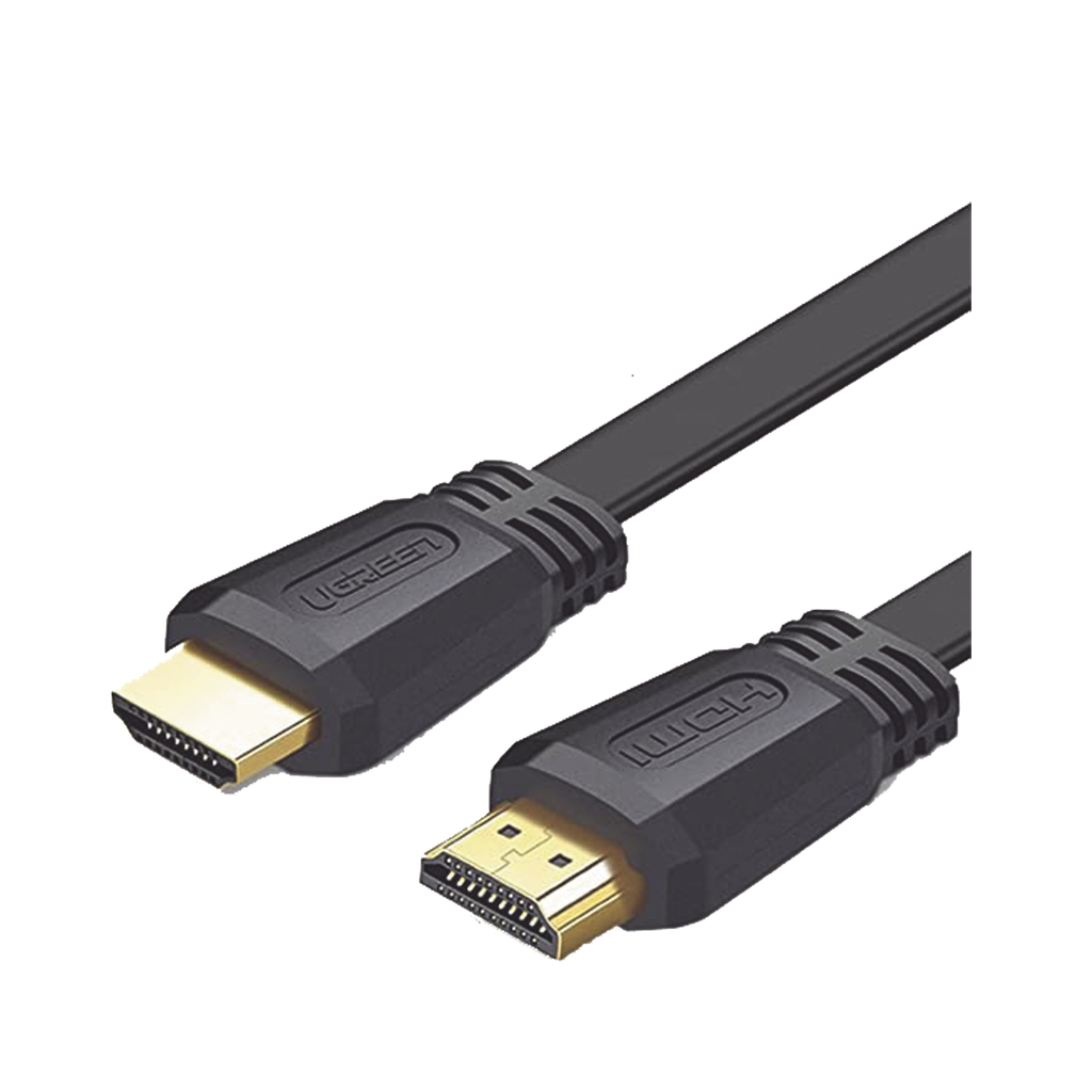 Cable HDMI 2.0 Plano de 1.5 Metros (4.92 Pies) / 4K@60Hz / HDR / 3D / HEC (Canal Ethernet HDMI) / ARC (Canal de Retorno de Audio / Color Profundo de 48 Bits / Audio de 32 Canales / HDCP / Audio Dolby True HD 7.1 / 18 Gbps / EstaÑado y Triple Blindaje / A - UGREEN 50819