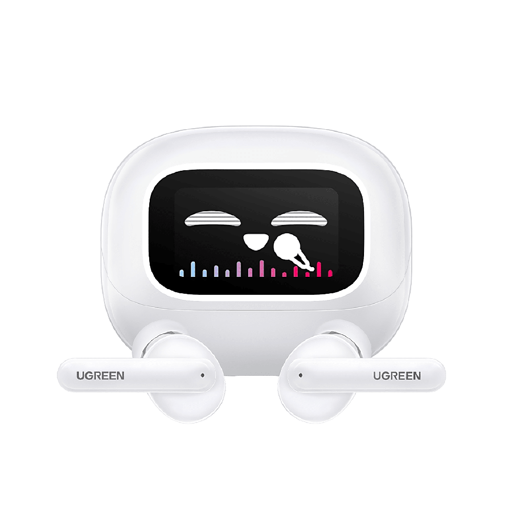 Auriculares Inalámbricos HiTune T6 Magic / Bluetooth 5.4 / Codec LDAC Hi-Res / Autonomía 6 Horas + 30 Horas con Estuche / USB-C / Cancelación de Ruido ENC - UGREEN 55137