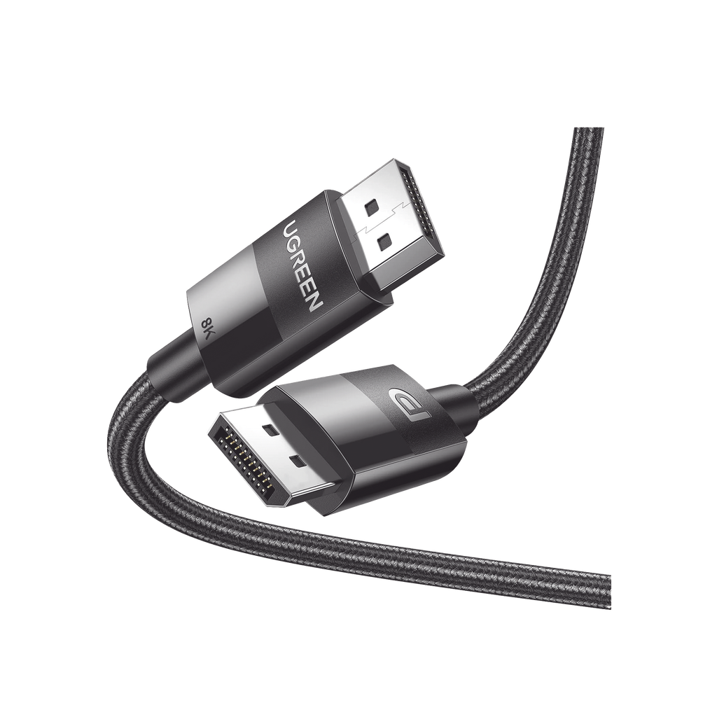 Cable DisplayPort 1.4 | Longitud 2 Metros (6.56 Pies) | Version DP1.4 | 8K 7680x4320 a 60 Hz | Soporta 3D | HDR | Blindaje Interno M˙ltiple | Nylon Trenzado | Soporta 32.4Gbps