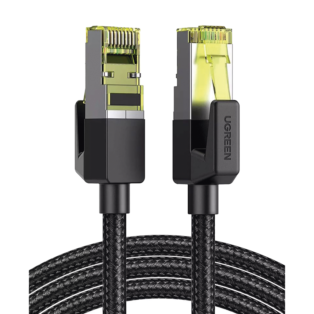[80423] Cable Ethernet Cat7 CLASS F/FTP Redondo con Malla de Nylon 2 Metros (6.56 Pies)