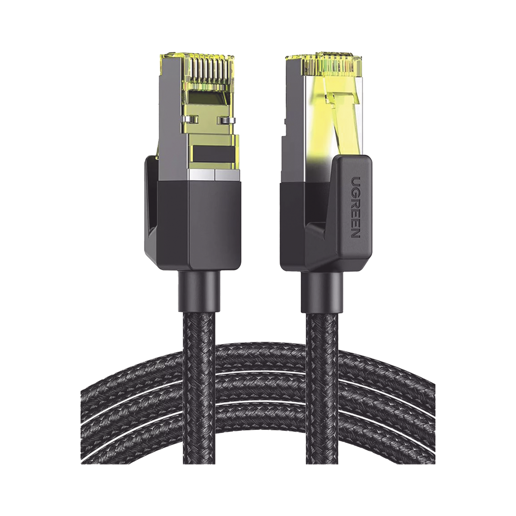 [80424] Cable Ethernet Cat7 CLASS F/FTP Redondo con Malla de Nylon 3 Metros (9.84 Pies)