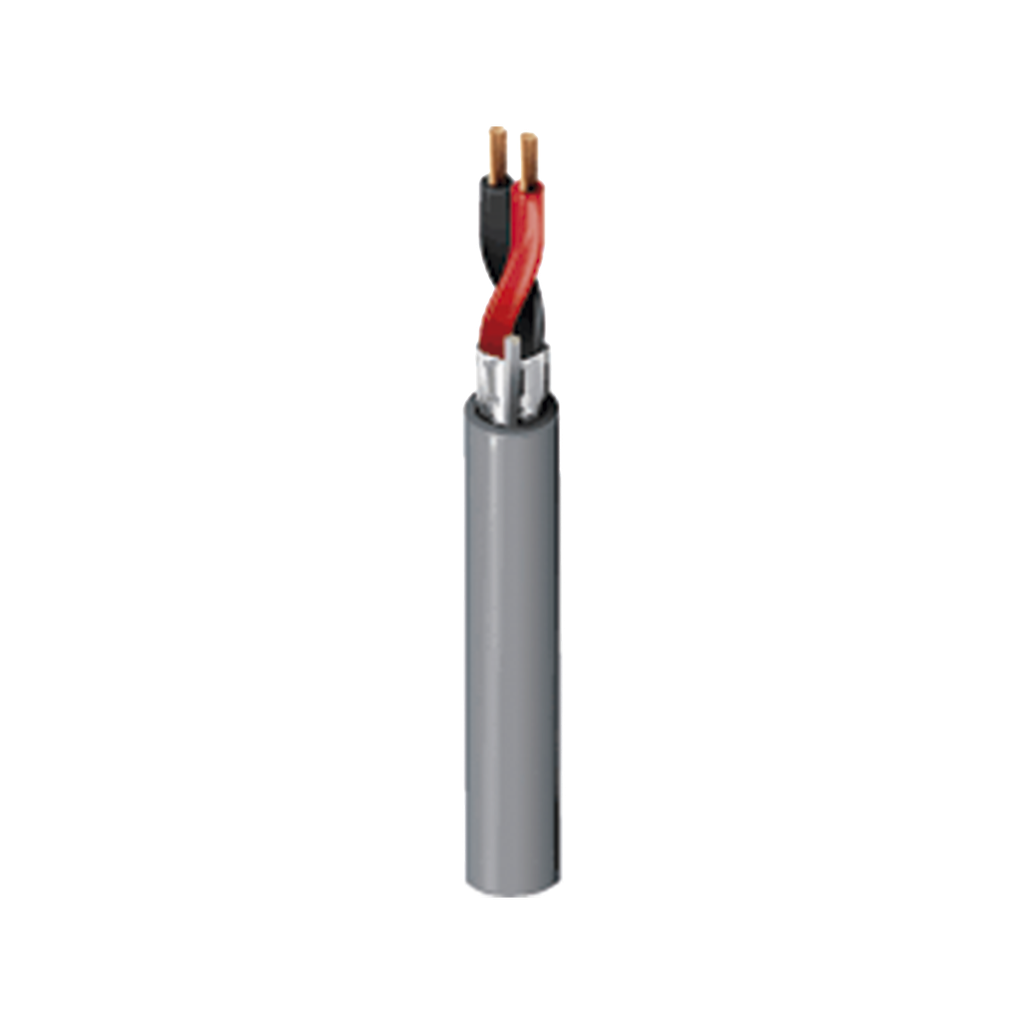 Bobina de 305 Metros (1000 Pies) 2 X 16 AWG Blindado Color Gris Riser P/ Audio
