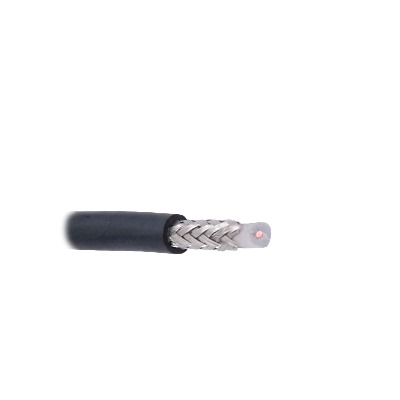 Cable Coaxial RG Broadcast RG58USYS / 305 Metros (1000 Pies) / Intemperie / 20 AWG / Blindaje de Malla Trenzada de Cobre Esta—ado (CuSn) 96% / Aislante de Polietil…no Solido / Hecho en M…xico