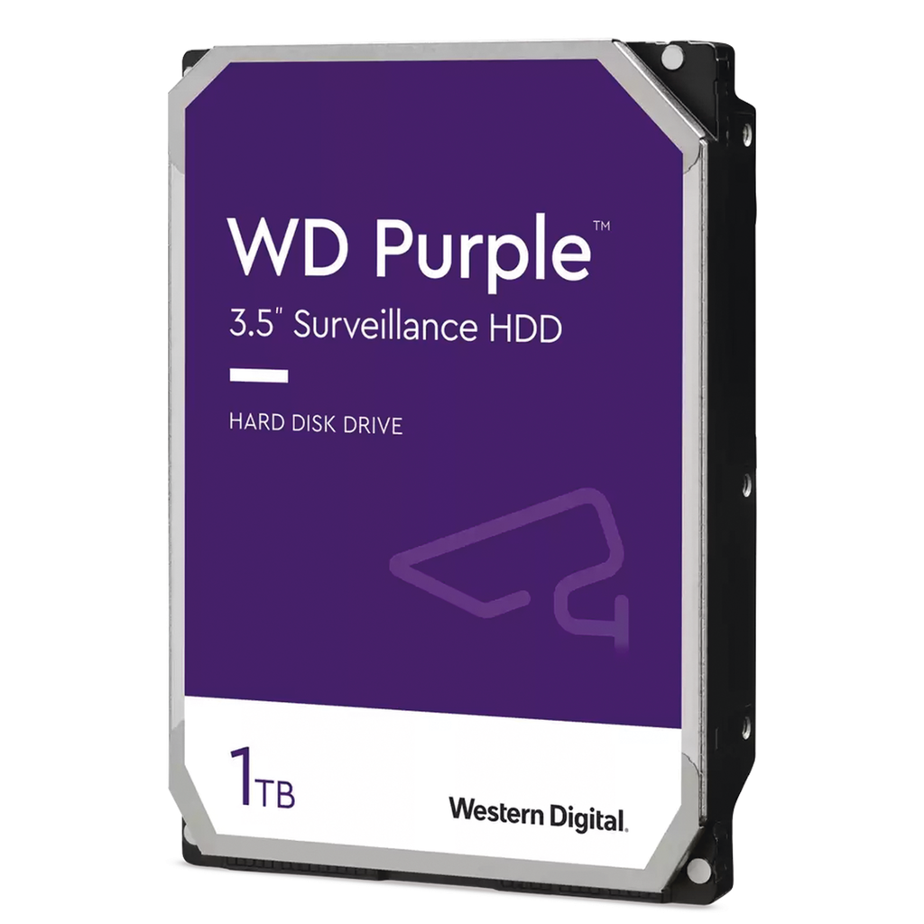 [WD11PURZ] Disco Duro Purple de 1 TB / 5400 RPM / Optimizado para Soluciones de Videovigilancia / Uso 24-7 / 3 Años de Garantia - Western Digital (WD) WD11PURZ