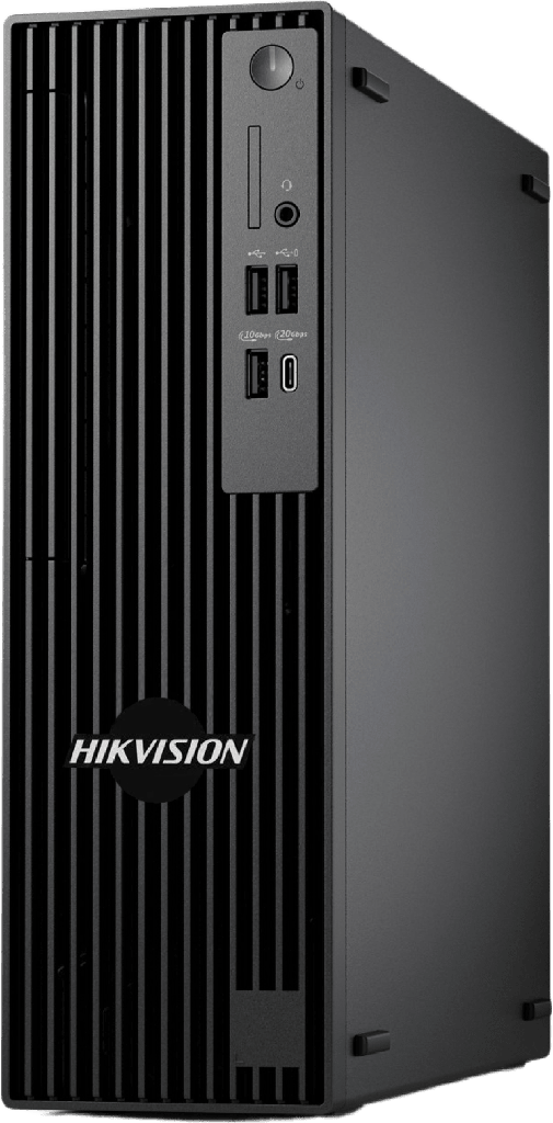 Estacion de Trabajo (Workstation) para Monitoreo / Intel Ultra 7 265 20 Cores / 16GB DDR5 / 1TB SSD M.2 / 4 Salidas Pantalla Independientes / Windows 11 IoT - HIKVISION DS-VE41-T-HW7(B)