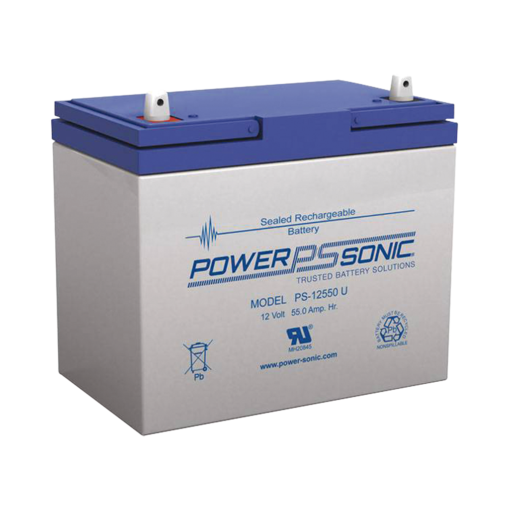 Bateria 12V, 55AH, Para Respaldo, Tecnologias AGM/VRLA, 5 AÒos Vida √ötil, Terminales U, Reconocida UL