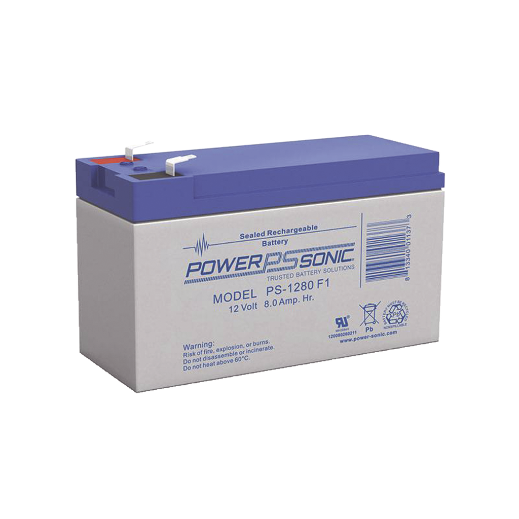 Bateria 12V, 8AH, Para Respaldo, Tecnologias AGM/VRLA, 5 AÒos Vida √ötil, Terminales F1, Reconocida UL