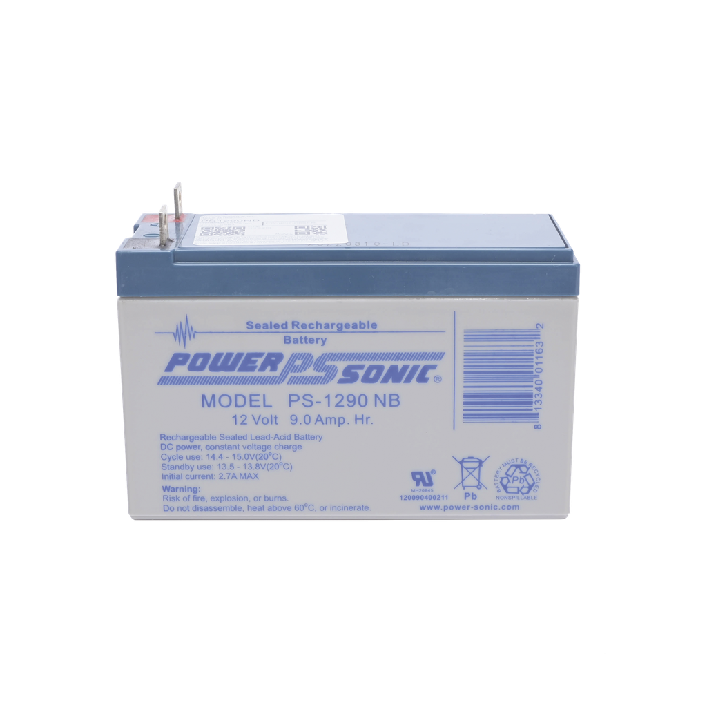 Bateria 12V, 9AH, Para Respaldo, Tecnologias AGM/VRLA, 5 AÒos Vida √ötil, Terminales NB, Reconocida UL