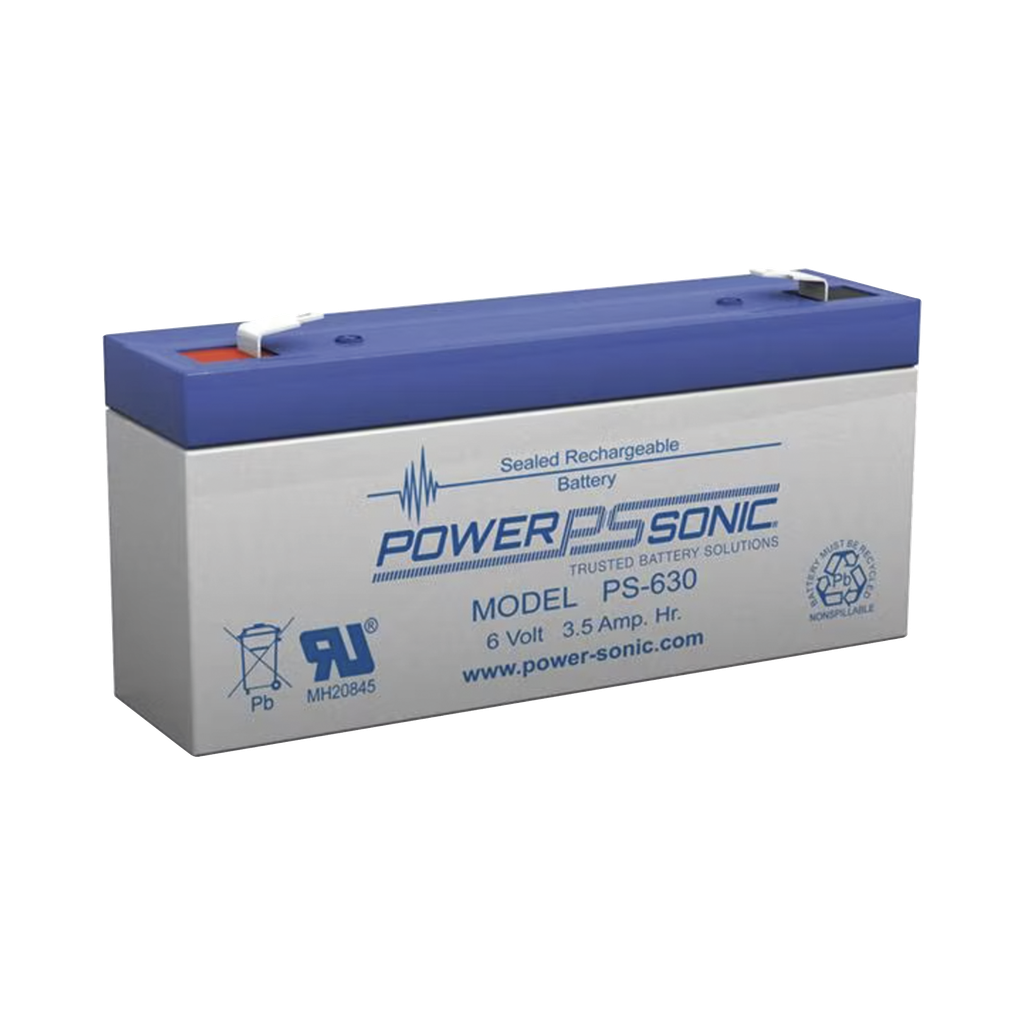 Bateria 6V, 3.50AH, Para Respaldo, Tecnologias AGM/VRLA, 5 AÒos Vida √ötil, Terminales F1, Reconocida UL