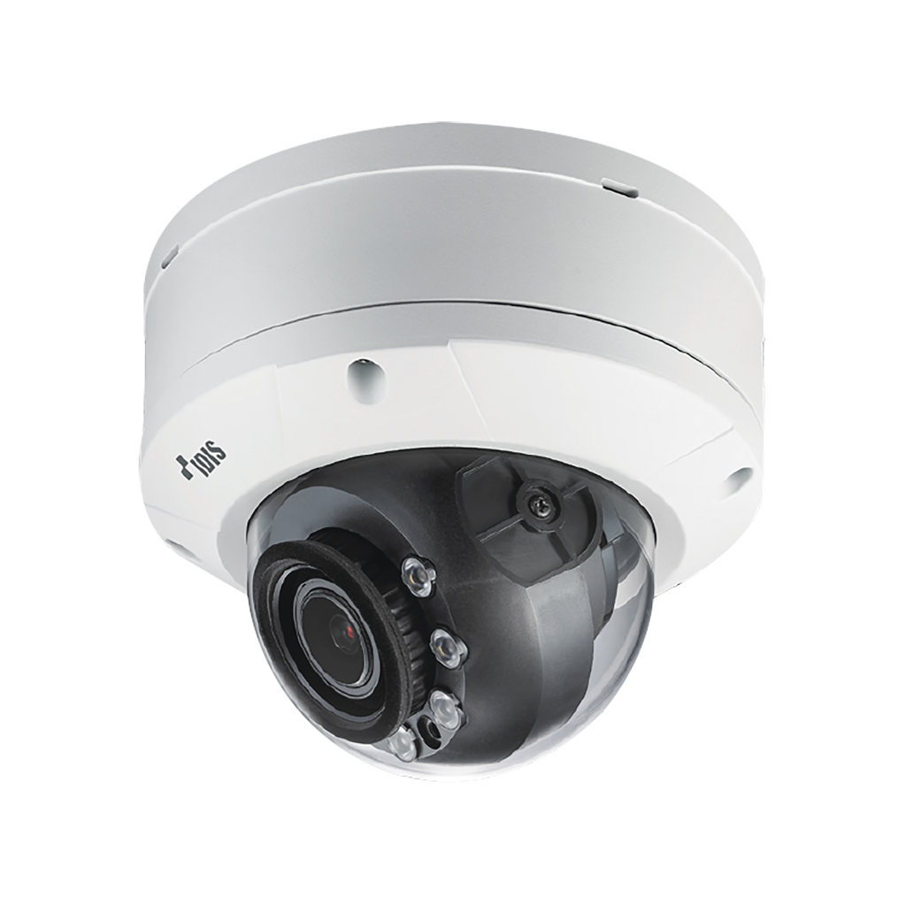 C√°mara IP Domo 2 Megapixel (1080p) | Antivandalica IK10 | Audio de Dos V√≠as | Alarma I/O | PoE/12 Vcc | IR 30m | MicroSD | ICR | WDR | Lente Motorizado (4.4mm-10mm)