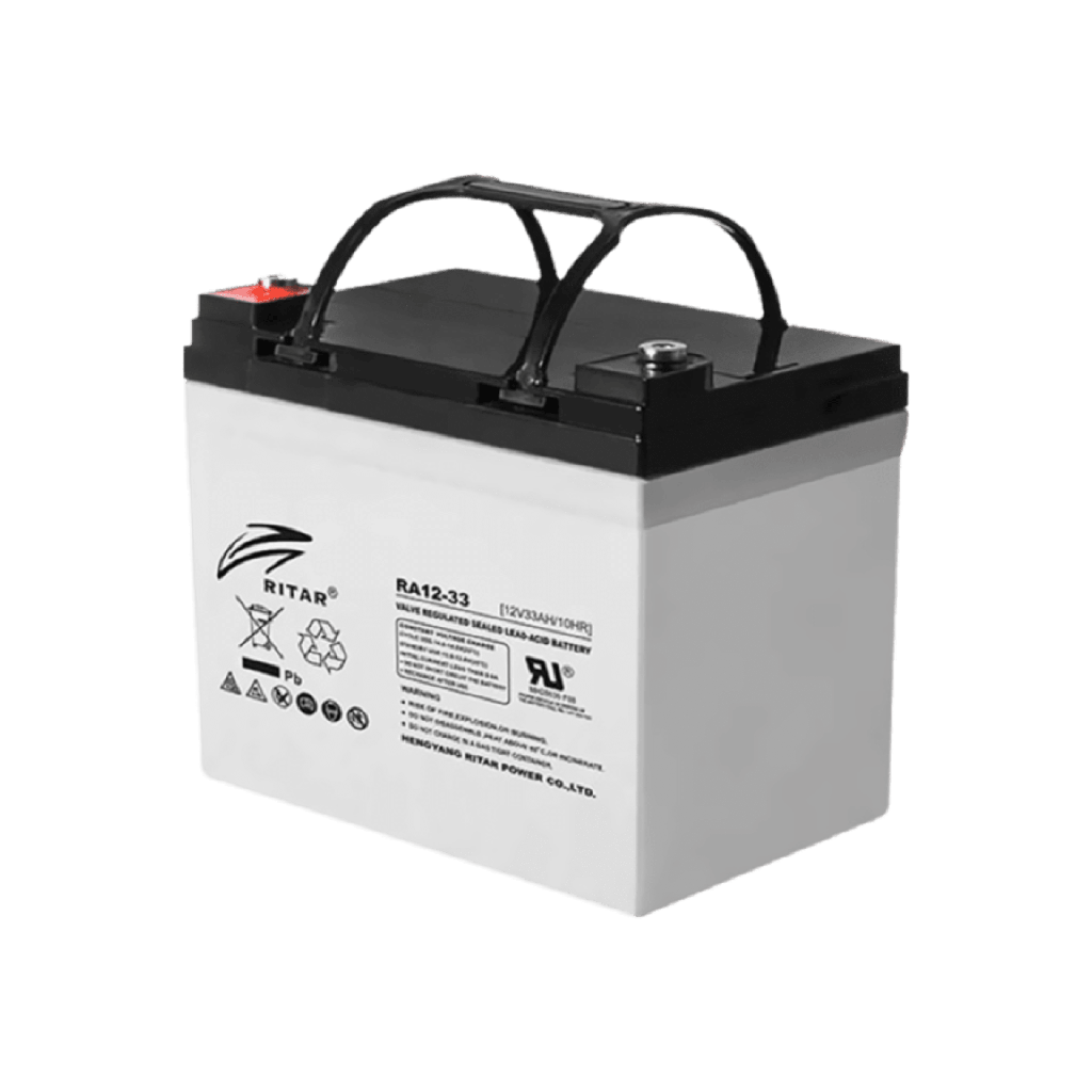 Batería 12 Vcc / 33 Ah / Tecnología AGM-VRLA / Aplicaciones de UPS / Respaldo - RITAR RA1233