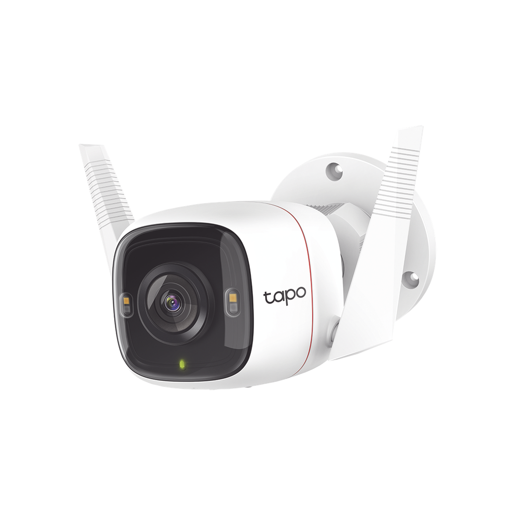 Cámara IP 4 Megapixel (2K) / Lente 3.18 mm / Wi-Fi / 30 mts IR / Exterior IP66 / Audio Bidireccional / Micro SD hasta 256 GB / Compatible con Google y Alexa - TP-LINK TAPO-C320WS